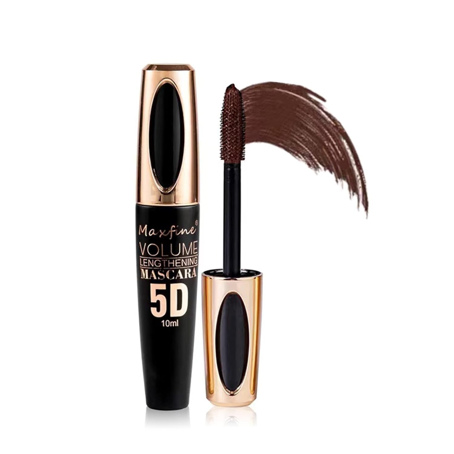 Washable Lengthening & Volumizing Mascara, Brown (5D)