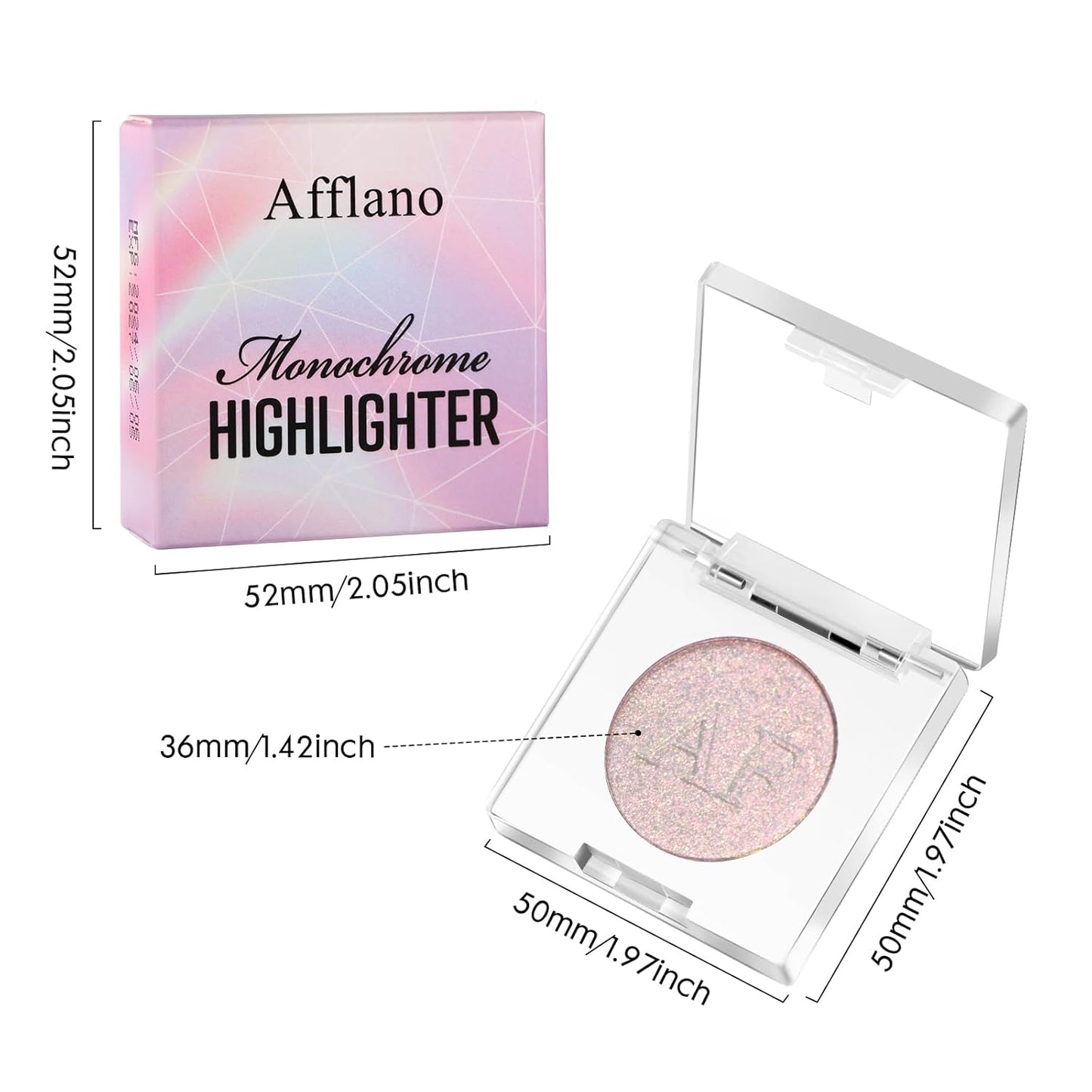 Pink Gold Highlighter - Long-Lasting, High Pigment