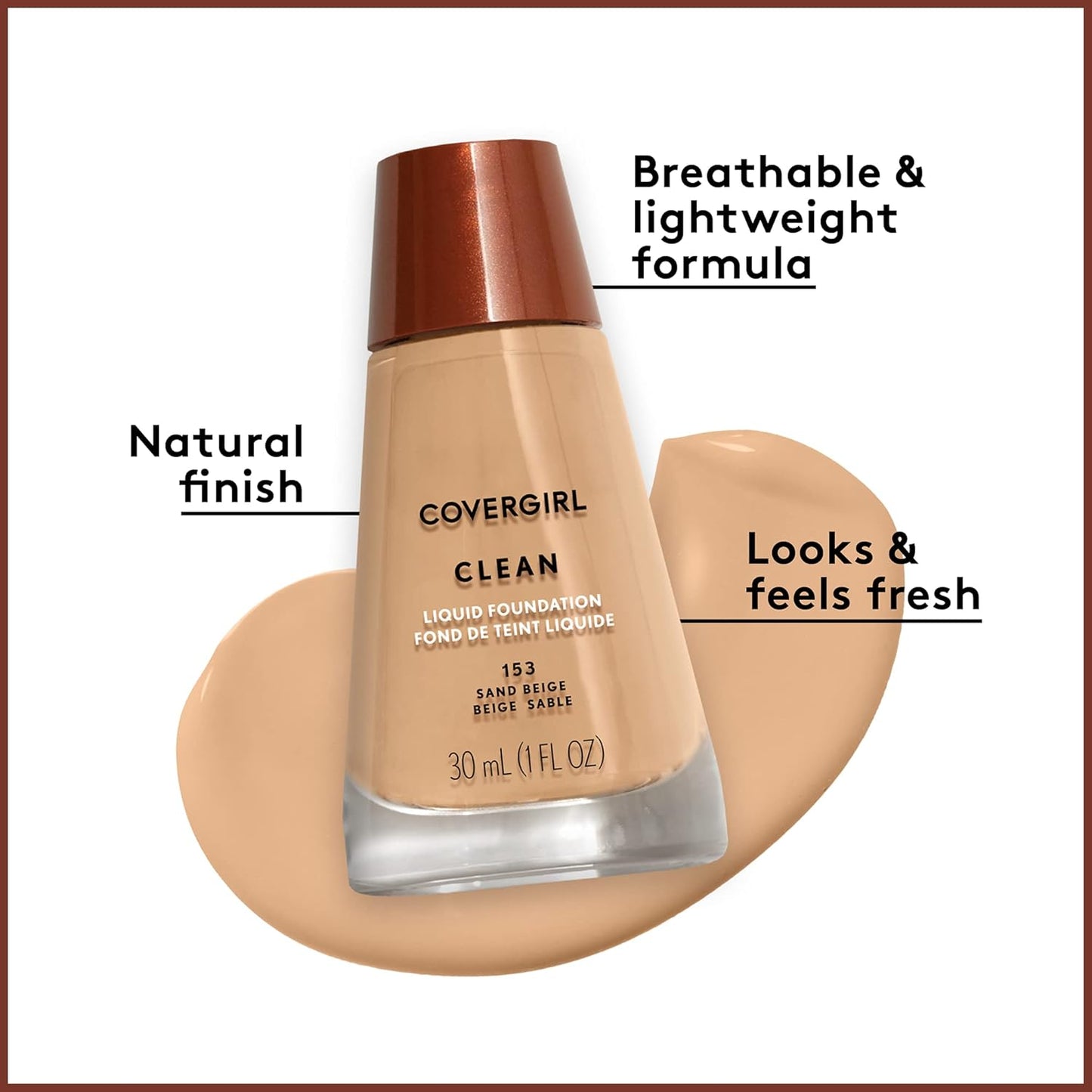 Clean Creamy Natural Foundation 1 oz