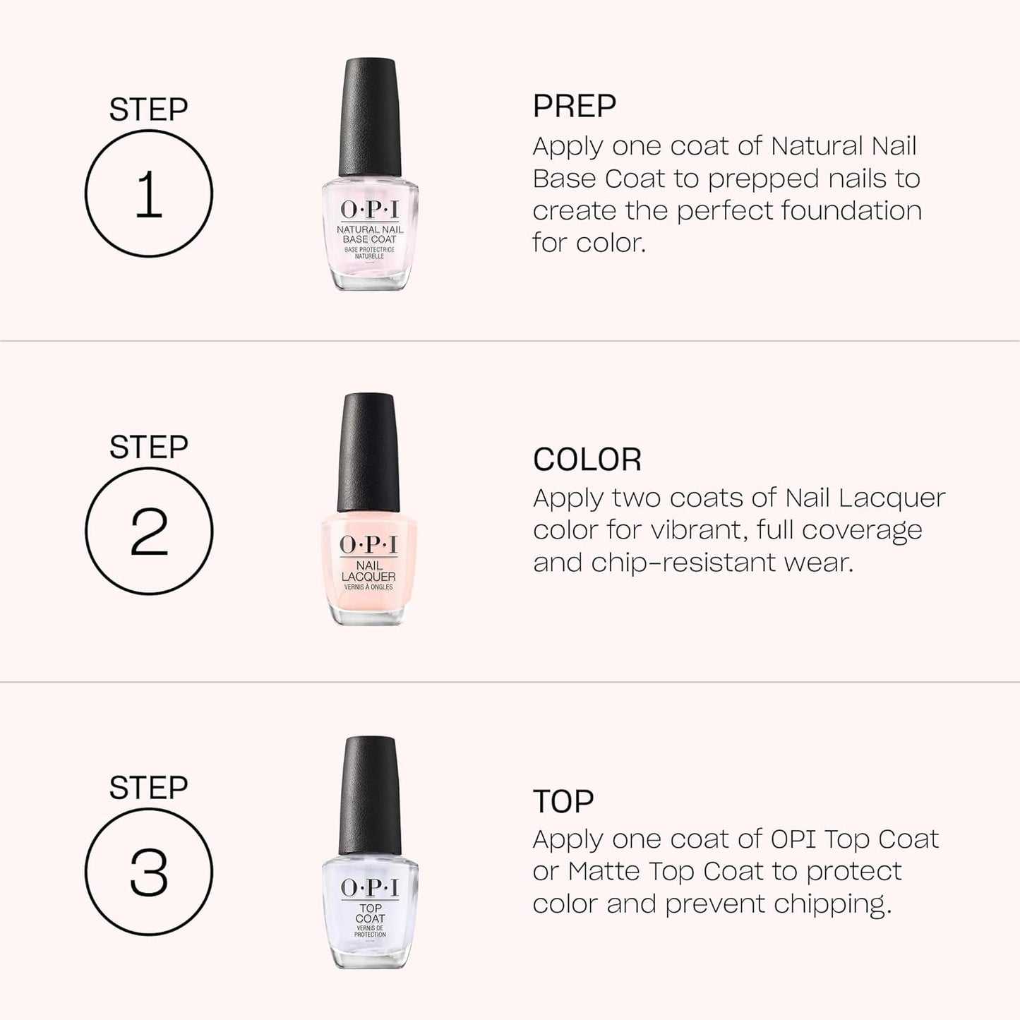 Nail Lacquer Nail Polish: Opaque light white & gray shimmer, chip resistant, vegan, fast drying, and streak free