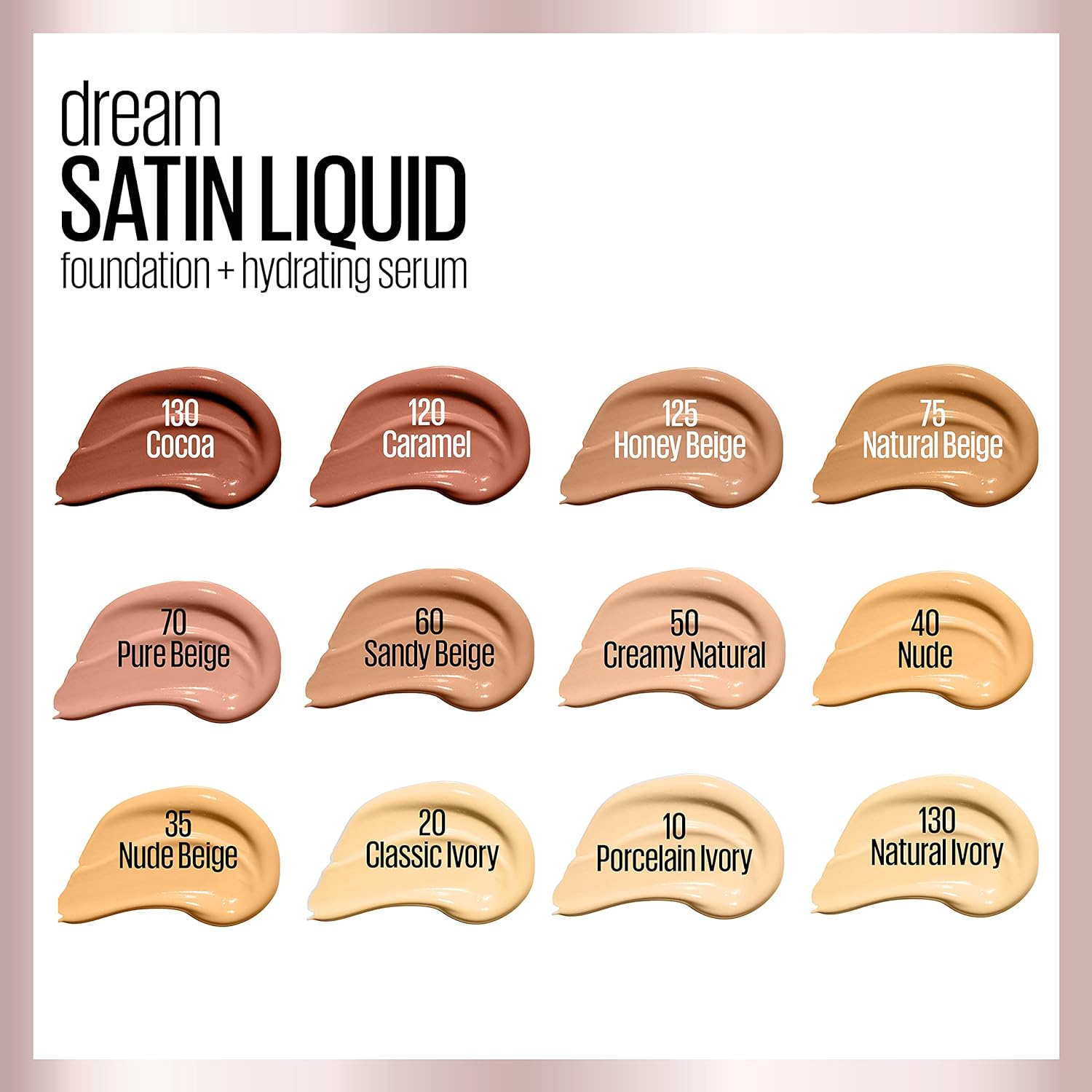 Dream Satin Liquid Foundation, Nude, 1 oz