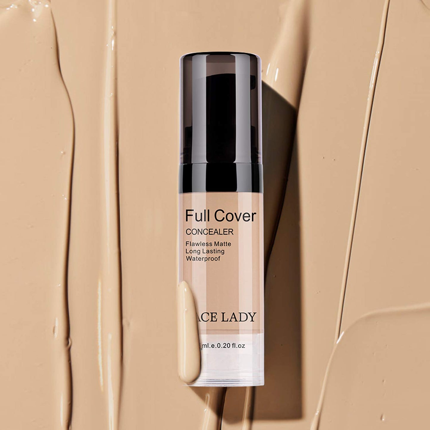 "Pro Full Cover Waterproof Liquid Concealer, 6ml