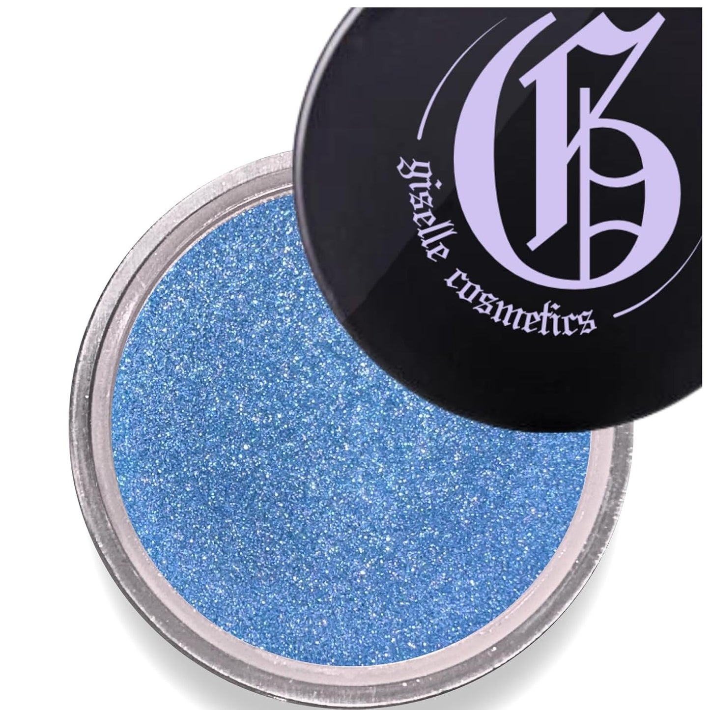 Blue Marble Loose Mineral Eyeshadow Palette, Sparkly & Organic