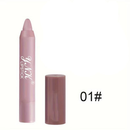 12 Colors Velvet Matte Lipstick Pencil - Waterproof, Long Lasting, Non-Stick