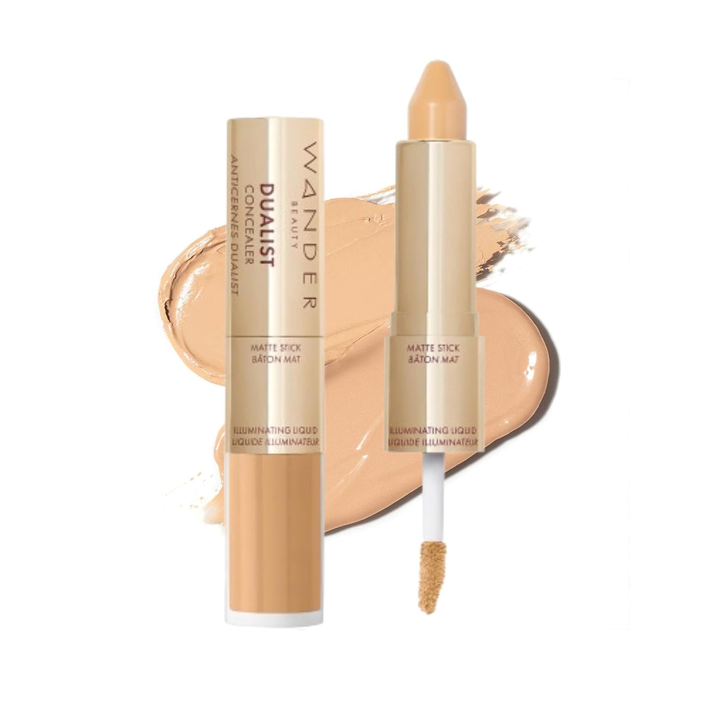 Dualist Matte & Illuminating Concealer, Medium, 0.28 oz