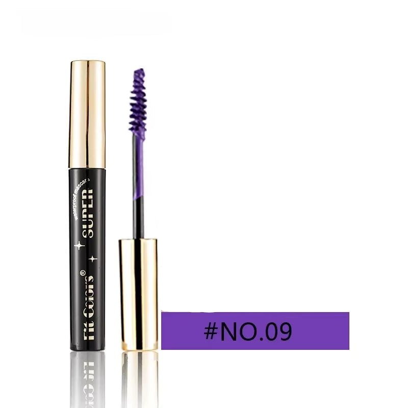 5D Silk Fiber Mascara - Waterproof, 14 Colors, Thickening & Lengthening